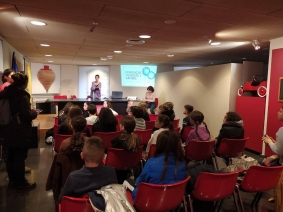 Visita del grup motor del projecte transfronterer 'Joguets i gènere' al Museu del Joguet de Catalunya