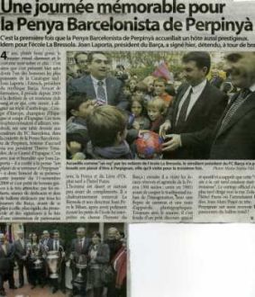 Article Independant Barça a Perpinyà