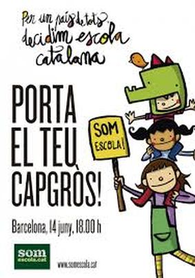 14J: “Per un país de tots, decidim escola catalana”